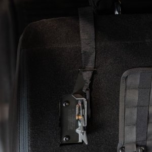 Ford Raptor Seat Release - Rear - BuiltRight Industries - Black - `09-`14 Ford Raptor Seat Release - Rear - BuiltRight Industries - Black - `09-`14